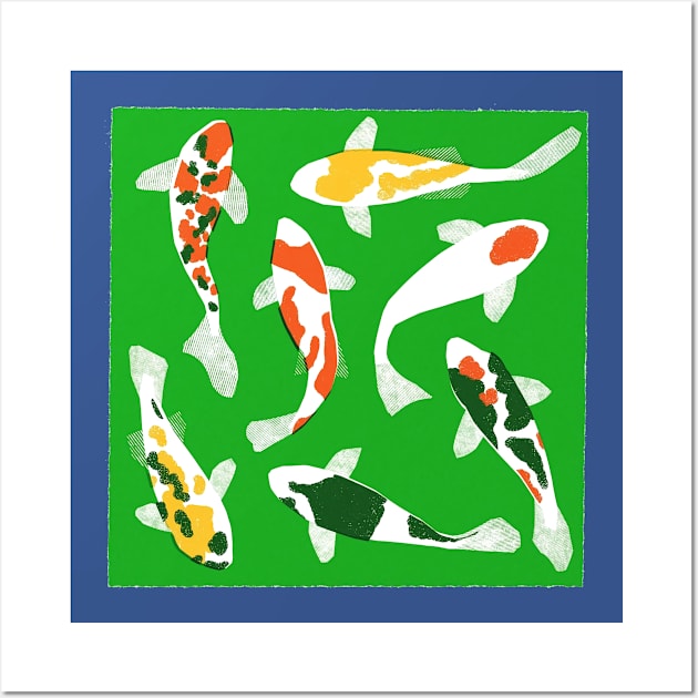 Koi Fish Group Wall Art by Knockouts Unstoppable